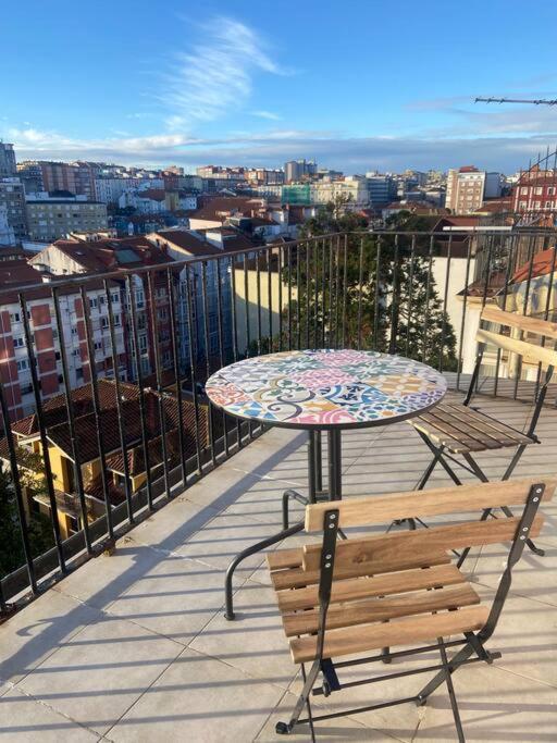 Acogedor Loft Con Vistas A La Ciudad Appartement Santander Buitenkant foto