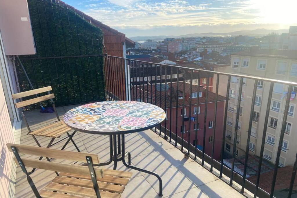 Acogedor Loft Con Vistas A La Ciudad Appartement Santander Buitenkant foto